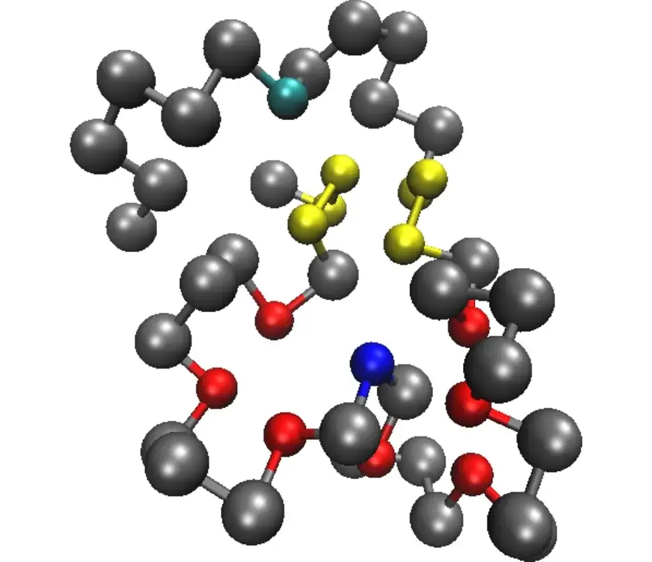 Crambin ribbon model